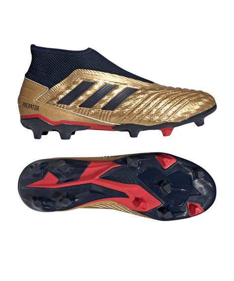 adidas Predator 19.3 FG Zinedine Zidane Gold Blau